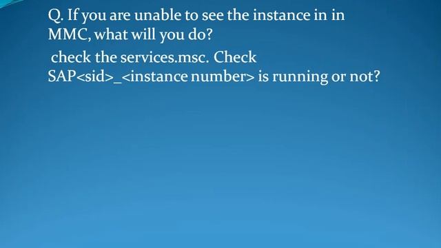 SAP BASIS INTERVIEW QUESTIONS - INSTALLATION IV смотреть онлайн
