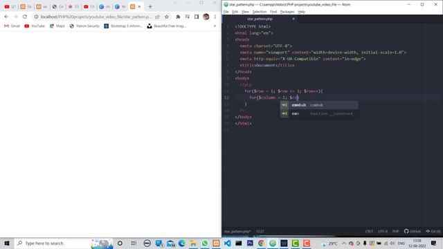 Number Pattern Print In PHP | Step By Step Print Number In PHP | Web Tutorial 39 смотреть онлайн