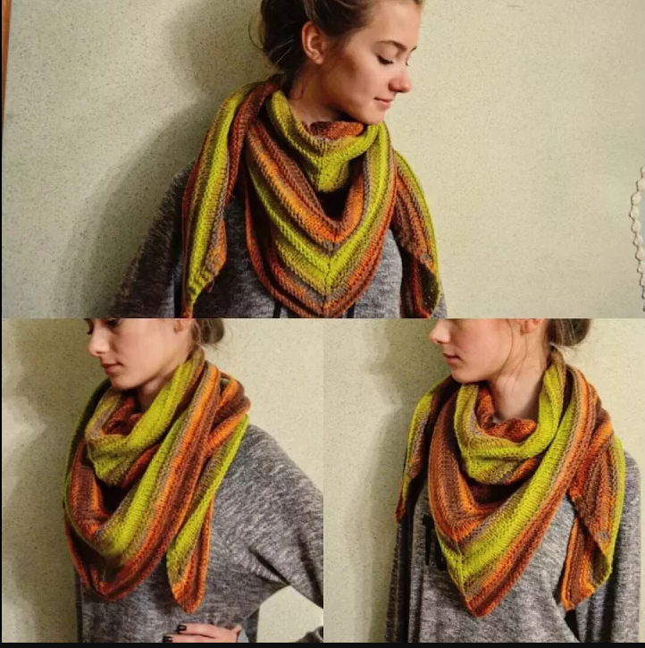 Бактус (шарф, косынка, платок) спицами - это просто!Bacchus (scarf, kerchief) knitting смотреть онлайн