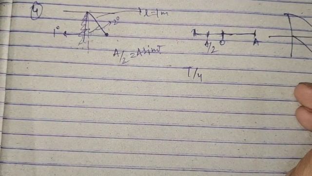 3. If angular frequency is w and angular amplitude is 4° then find angular dis... смотреть онлайн