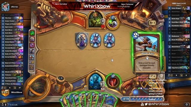 YOGG DESIDES WHO WINS!!! | Dead Man's Hand Warrior | Forged in the Barrens | Wild Hearthstone смотреть онлайн