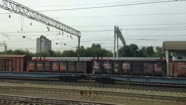 Отправление с Казанского вокзала из окна поезда смотреть онлайн