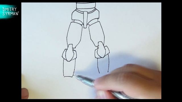 Как нарисовать Робота, How to draw a Robot смотреть онлайн