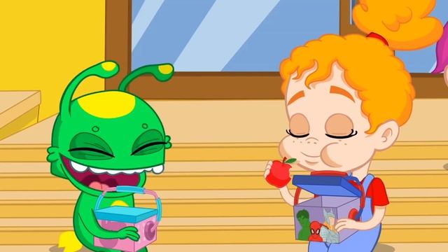 Groovy Le Martien apprend aux enfants à manger des légumes sains смотреть онлайн