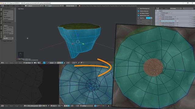 How to do two material texture border | level design Tutorial | Blender 2.79 смотреть онлайн
