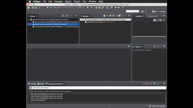 (GPE-Fork V2) Tomcat Server with Super Dev Mode смотреть онлайн
