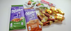 АСМР Шоколад? распаковываю шоколадки! Приятные звуки для вашего удовольствия и удовлетворения??✨