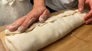 Рыбный пирог из готового слоеного теста | Пирог с красной рыбой