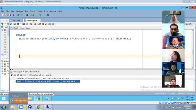 Pelatihan Database Foundations (Oracle Academy) Daring Kelas E Hari 9 Tahap 3 смотреть онлайн