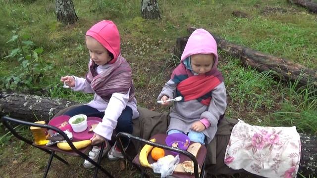 Какую еду любят дети. Обед в лесу. смотреть онлайн