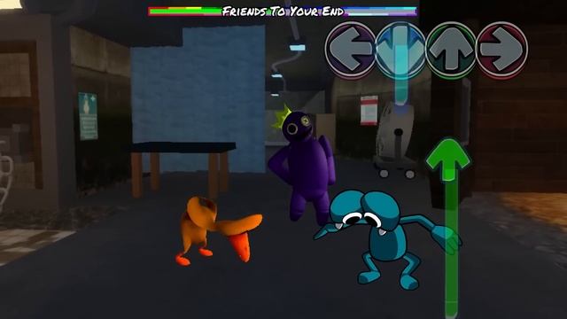 FNF Teal Swaps Boyfriend but vs Rainbow Friends All Phases | Friday Night Funkin Mod Roblox смотреть онлайн