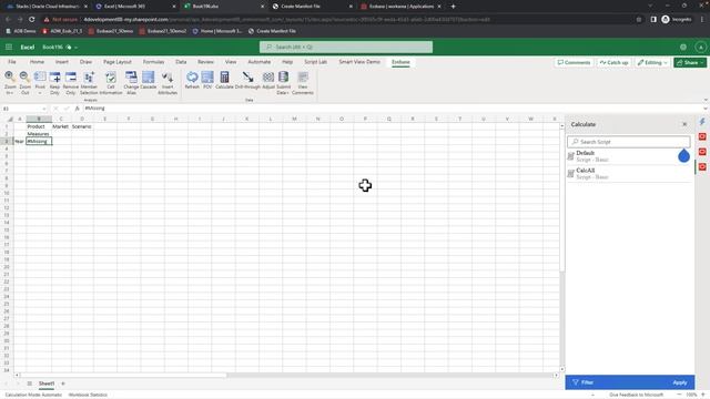 8 Oracle Essbase 21_5: SmartView O365 in Essbase (Preview only) смотреть онлайн