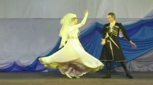 Нодар Плиев и Зарина Хубаева. Танец КАРТУЛИ.