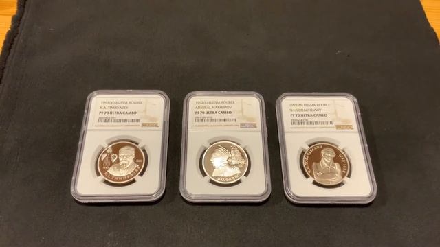 Монеты России в Слабах NGC PF70