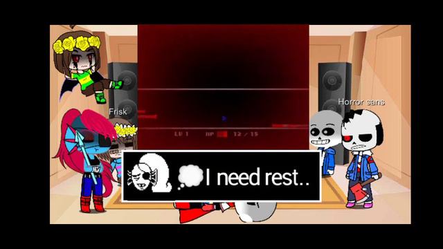 Undertale react to horror sans смотреть онлайн