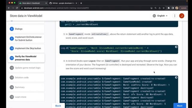 Android Development Tutorial - Viewmodel Pt.3 смотреть онлайн