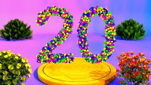 Учимся считать до 20 Для детей Мультик анимация