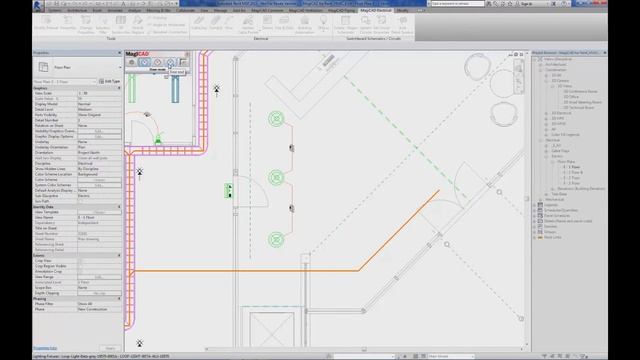MagiCAD 2014.11 for Revit: Supply cable routes with cable length, weight and surface calculations смотреть онлайн