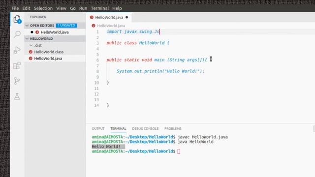 HOW TO WRITE Hello World CODE IN JAVA смотреть онлайн