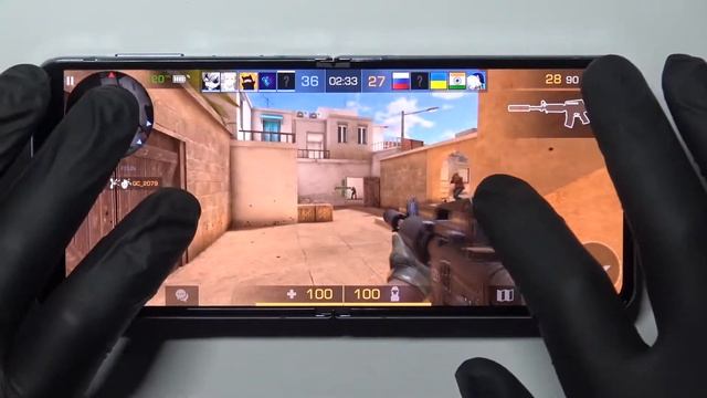 Samsung Galaxy Z FLIP4 - Standoff 2 | Gaming TEST | INCREDIBLE ? Foldable AMOLED 120Hz Display | $1