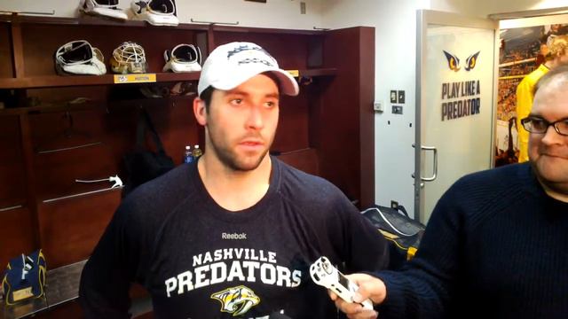 Carter Hutton, postgame, 1/20/14 Nashville vs Dallas смотреть онлайн