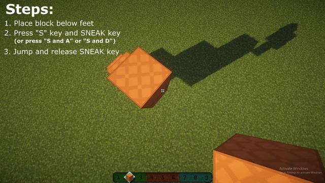 How to ONE STACK in Minecraft | BAS (Staircase Bridging) смотреть онлайн