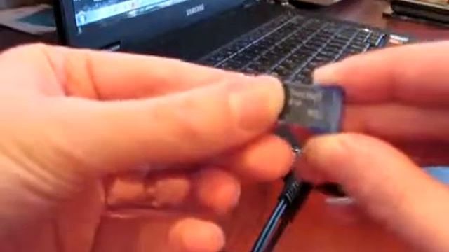 USB Mini SDHC Micro SD / TF Card Reader - зеленый смотреть онлайн