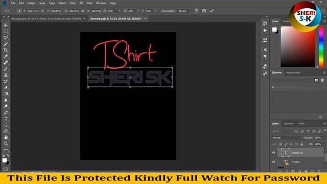 T-Shirt Mockup Download For Photoshop CC |English| |Photoshop Tutorial| смотреть онлайн