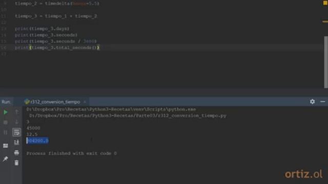 Python 3 - Receta 55: Aritmética con Datos de Fechas y Tiempos смотреть онлайн