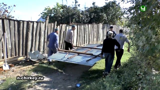 Стройка мактаба в с. Новый Чиркей. смотреть онлайн
