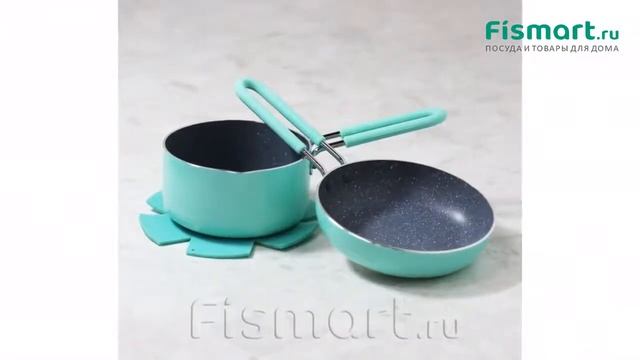 Покупки для кухни | Кастрюли: обзор Набор посуды Fissman Petite 2 пр.4866, купить, цена | fismart.r смотреть онлайн