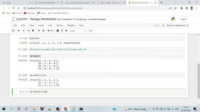 Numpy main functions 1/3 смотреть онлайн