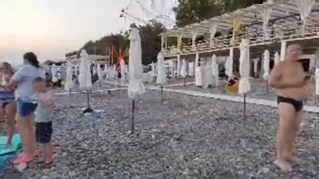 Лазаревское. 12 Августа. Закат. Юбилей Таты. Танцы. смотреть онлайн