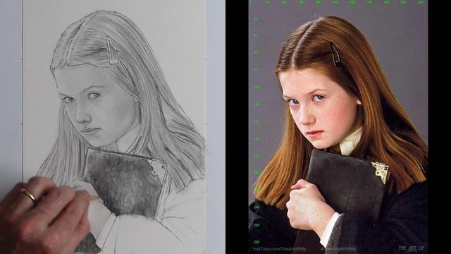 How To Draw Ginny Weasley with Tom Riddle’s Diary (Bonnie Wright in the Harry Potter Movies) смотреть онлайн