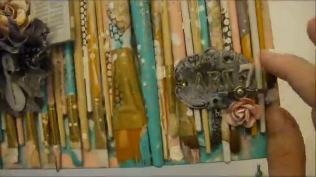 "Love Art" Mixed Media Paint Brush Canvas смотреть онлайн
