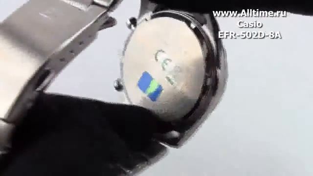 Мужские японские наручные часы Casio Edifice EFR-502D-8A смотреть онлайн