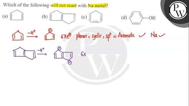 Which of the followingill not react with Na metal?
(a)
(b)
(c)
(d) смотреть онлайн