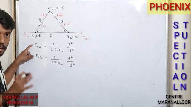 +2 PHYSICS- PROBLEMS IN ELECTRIC CHARGES & FIELDS (PART 3 )