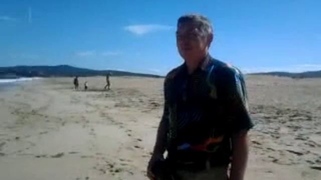 Болгария . Дюны-движущиеся пески и ветер.... смотреть онлайн