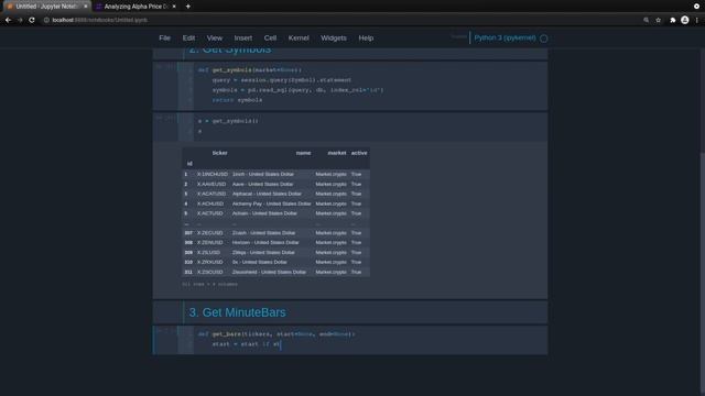 Query PostgreSQL Price Database Using SQLAlchemy, Python & Pandas смотреть онлайн