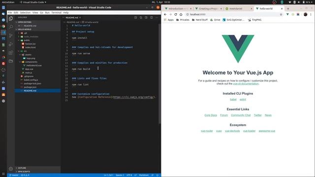 Tutorial: Setup a Vue.js project with the Vue CLI смотреть онлайн