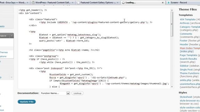 Adding Featured Content Gallery to index.php or home.php file of a Wordpress Theme смотреть онлайн