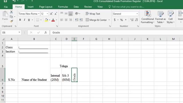 How To Make CCE Promotion Register in Excel in Telugu | Ms Excel Practice Tutorials in Telugu смотреть онлайн