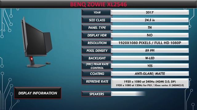 Benq Zowie XL2546 смотреть онлайн