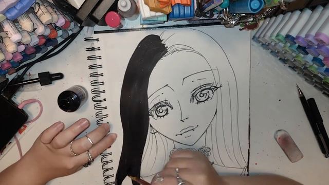 Drawing 420 ♥ Me in Invitation Horror ver 1 ♥ #Halloween Day20 My Manga Style From ♥ #TheInvitation смотреть онлайн