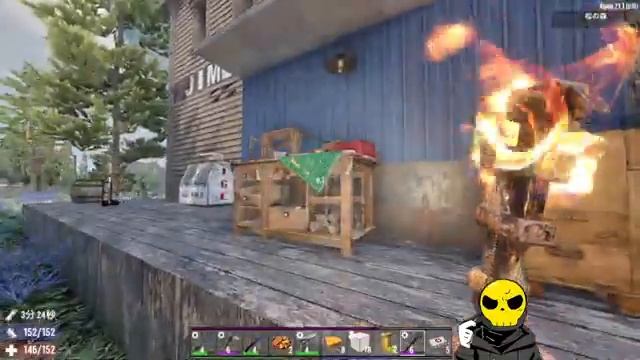 【7days to Die】荒廃した世界に城を建てる～第８夜～【おばかの生配信】 смотреть онлайн