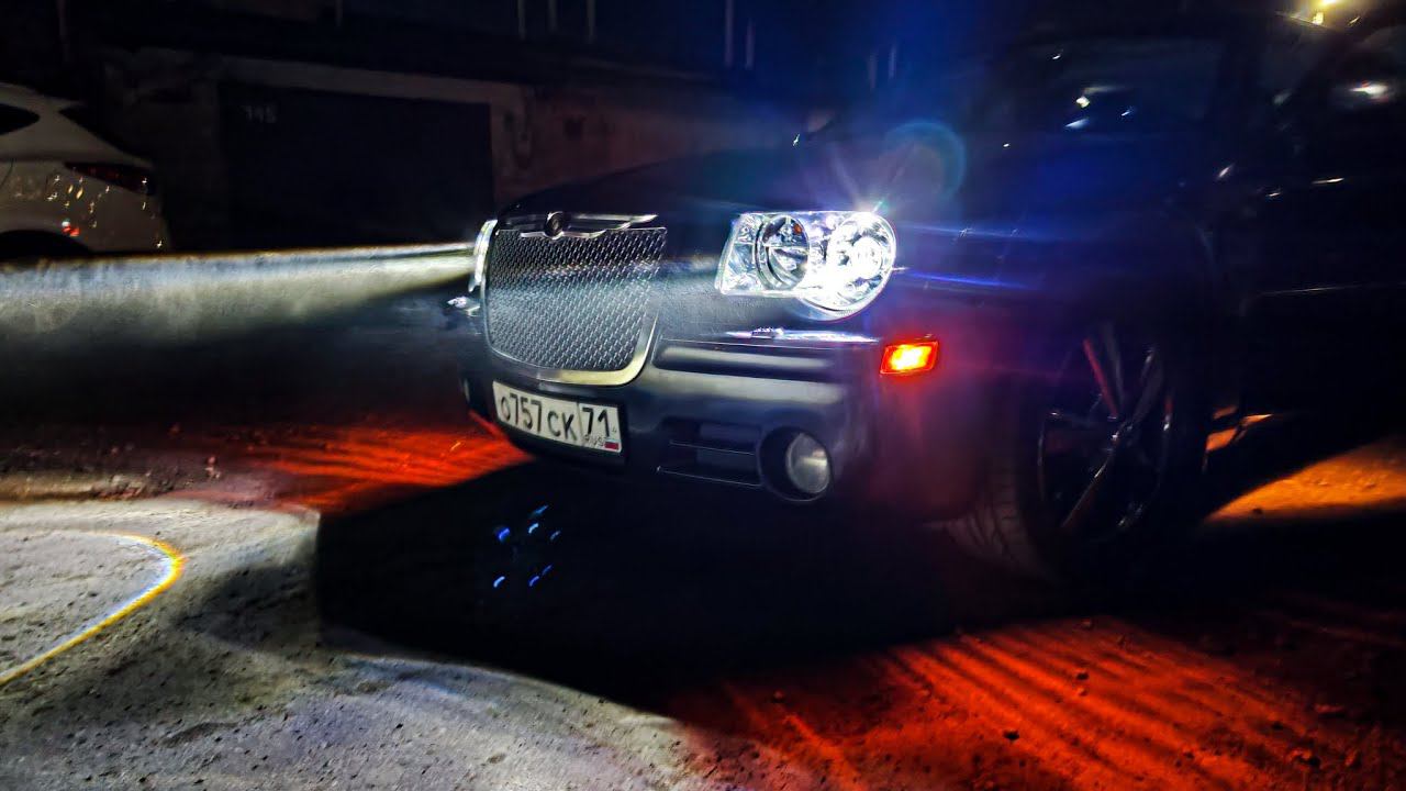 Установка bi-led линз на Chrysler 300c смотреть онлайн