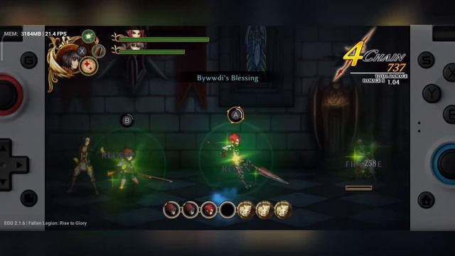 Fallen Legion rise of glory EGG NS 2.1.6 Game test with settings POCO X3 PRO 8GB RAM смотреть онлайн
