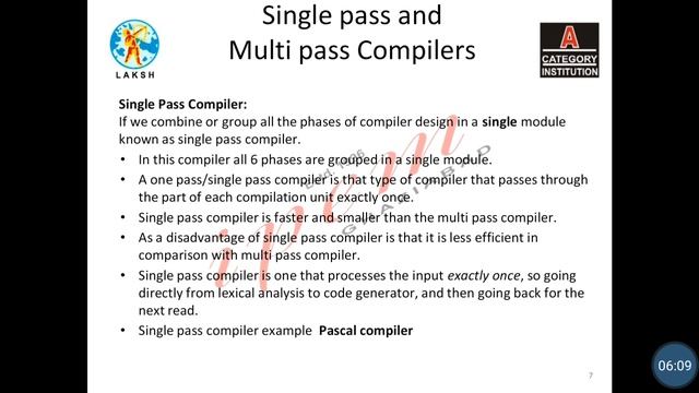 Types of Compiler Unit 2 L1 Compiler Design MCA Sem IV Huma Juneja смотреть онлайн