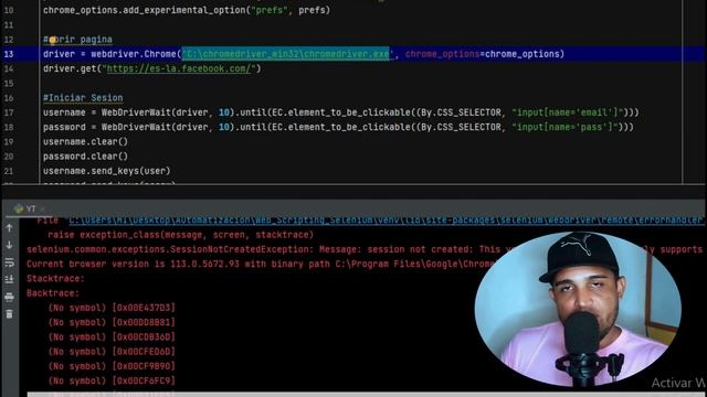 Automatización Con PYTHON - SOLUCIÓN Error (CHROME) ChromeDrive (SELENIUM) смотреть онлайн